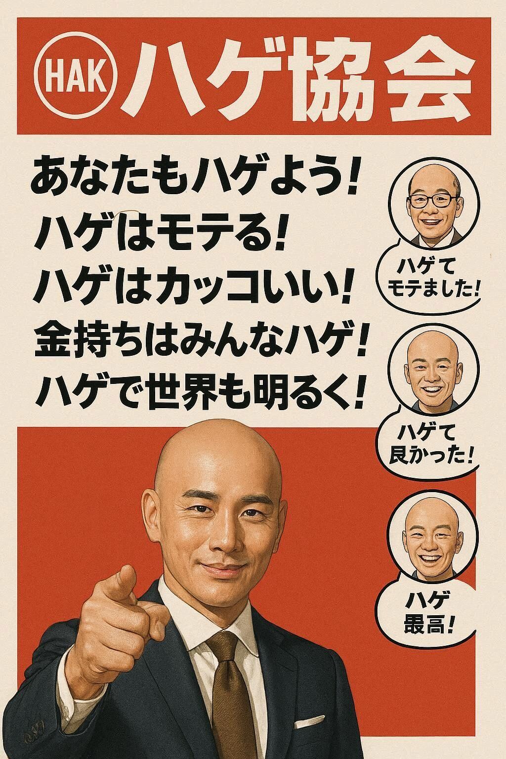 君もハゲになろう！