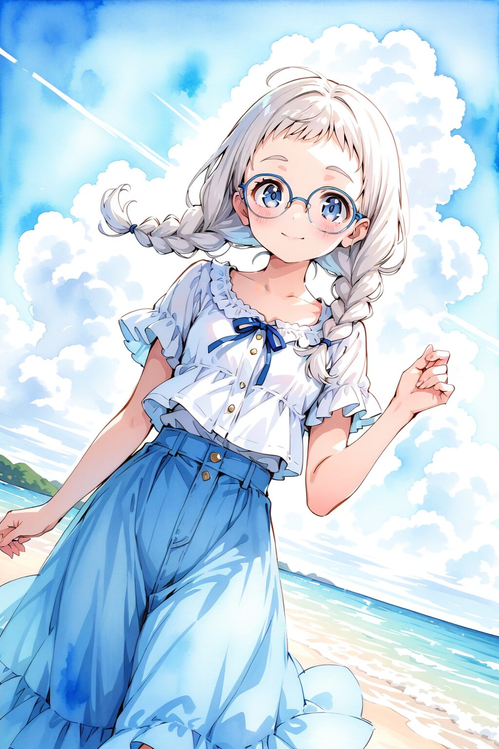 白ちゃん眼鏡っこ