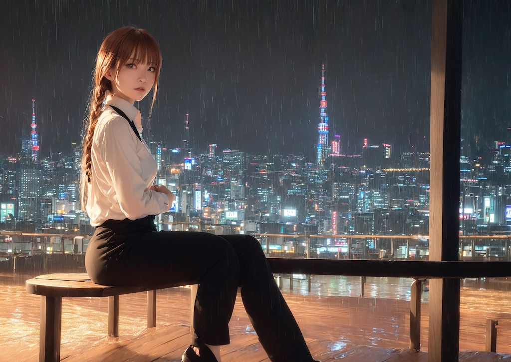 マキマさんのコスプレ　夜雨