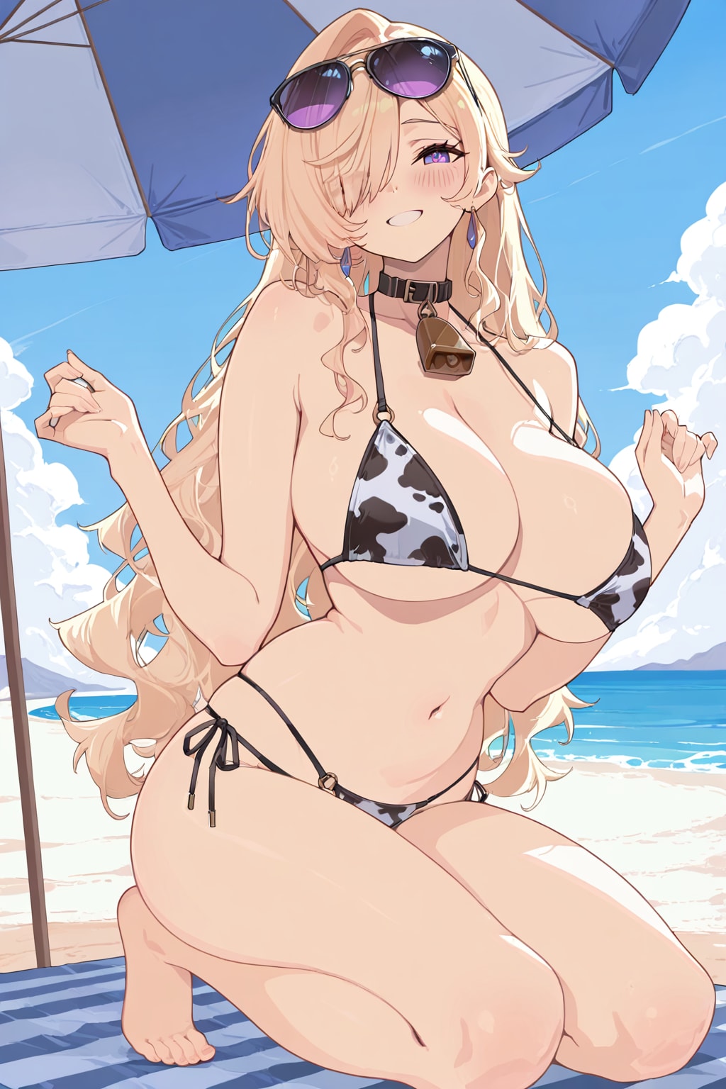 牛柄ビキニ