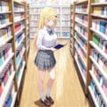 書店で立ち読みをするひまりちゃん 4枚目