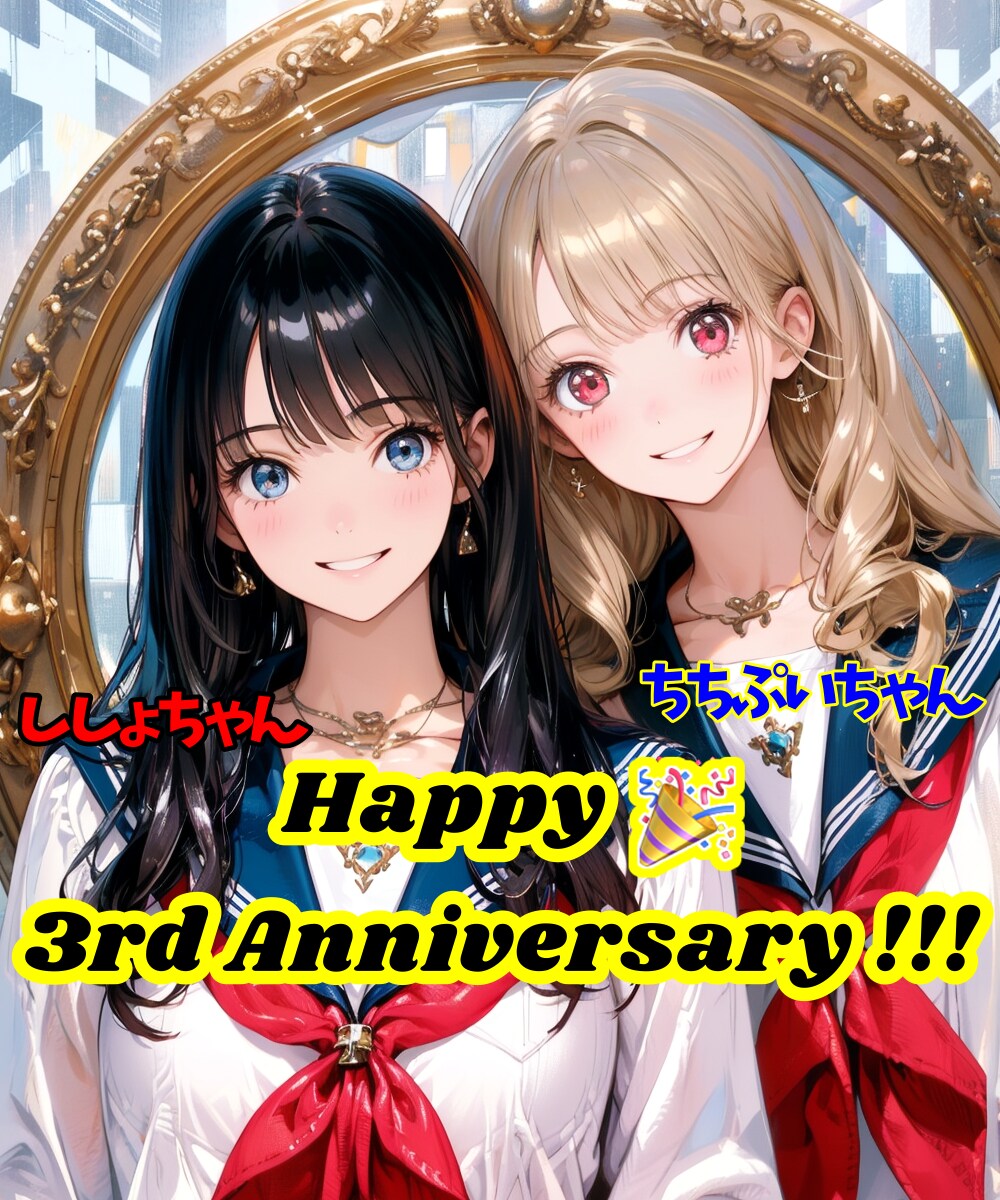 3周年おめでとう🎉 TOPAZ