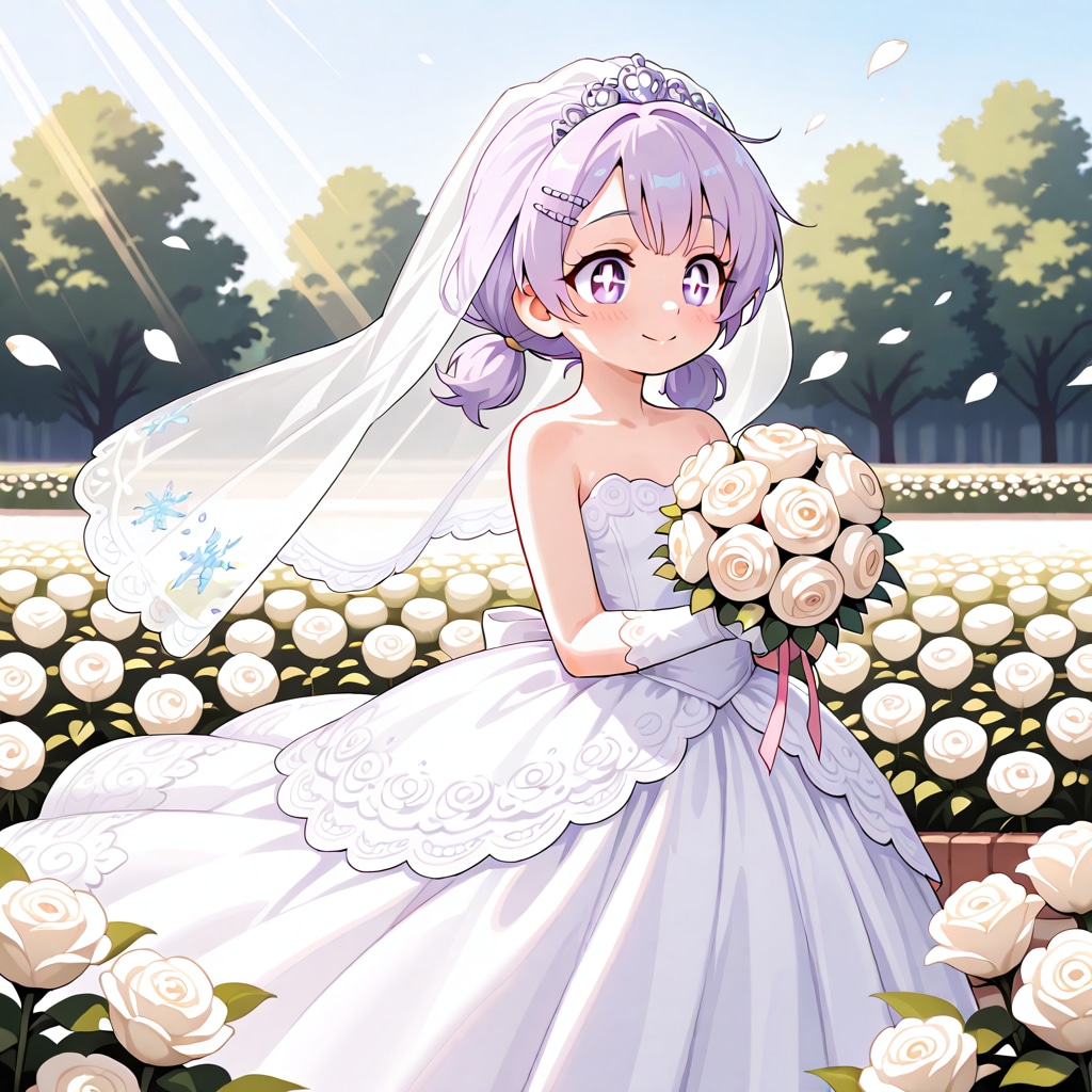 ジューンブライド💜 | の人気AIイラスト・グラビア