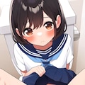 トイレでたくし上げ4 3枚目