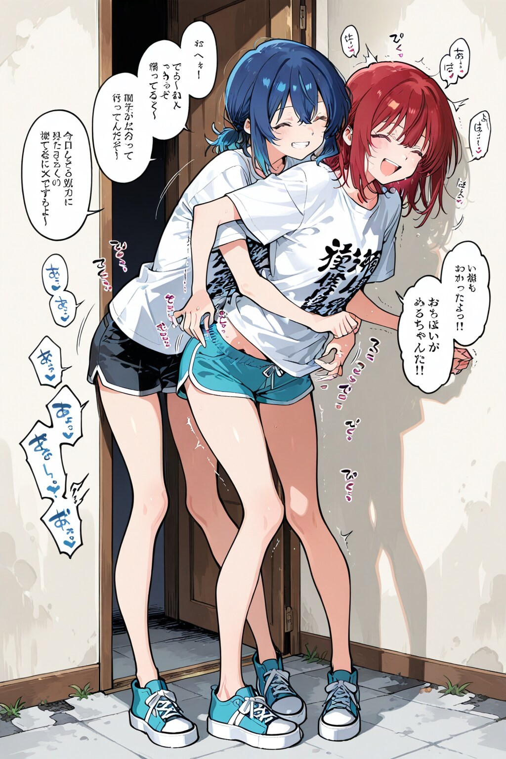 背後からくすぐり