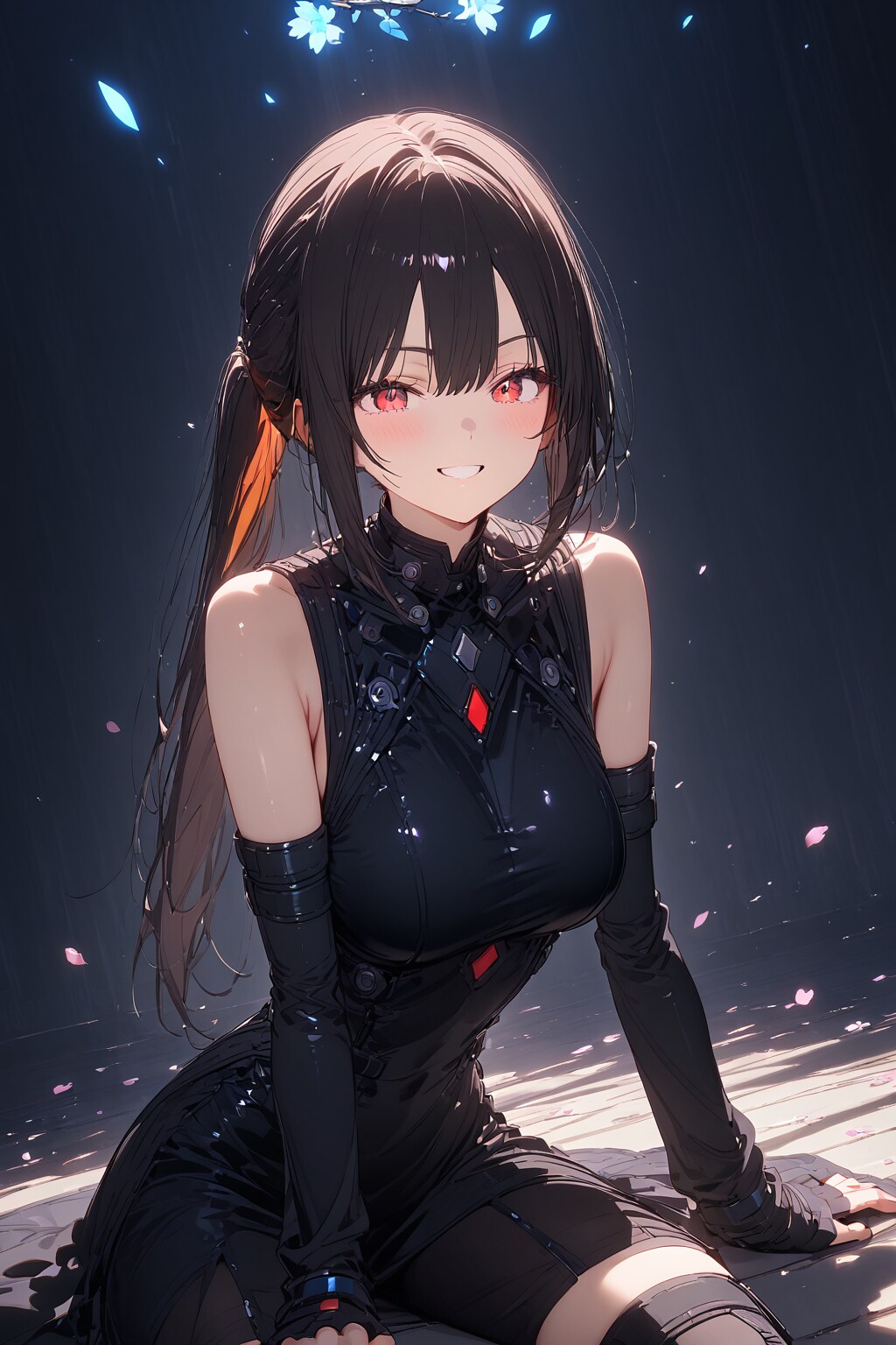 青い桜