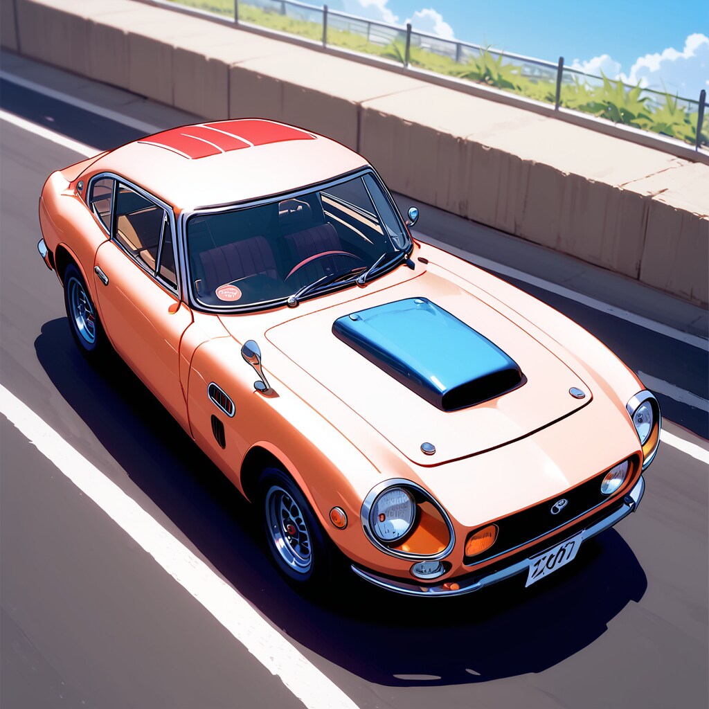 TOYOTA 2000GT CONVANCED CAR | の人気AIイラスト・グラビア