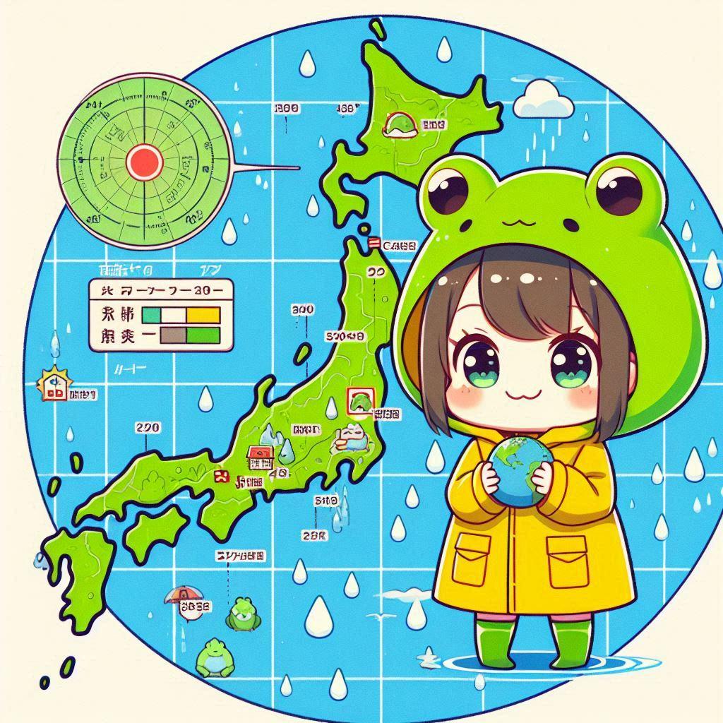 明日も全国的に雨でしょう | の人気AIイラスト・グラビア