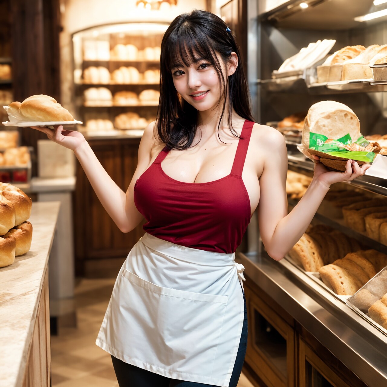【12枚】デカさが売りのパン屋さん 全年齢ver.