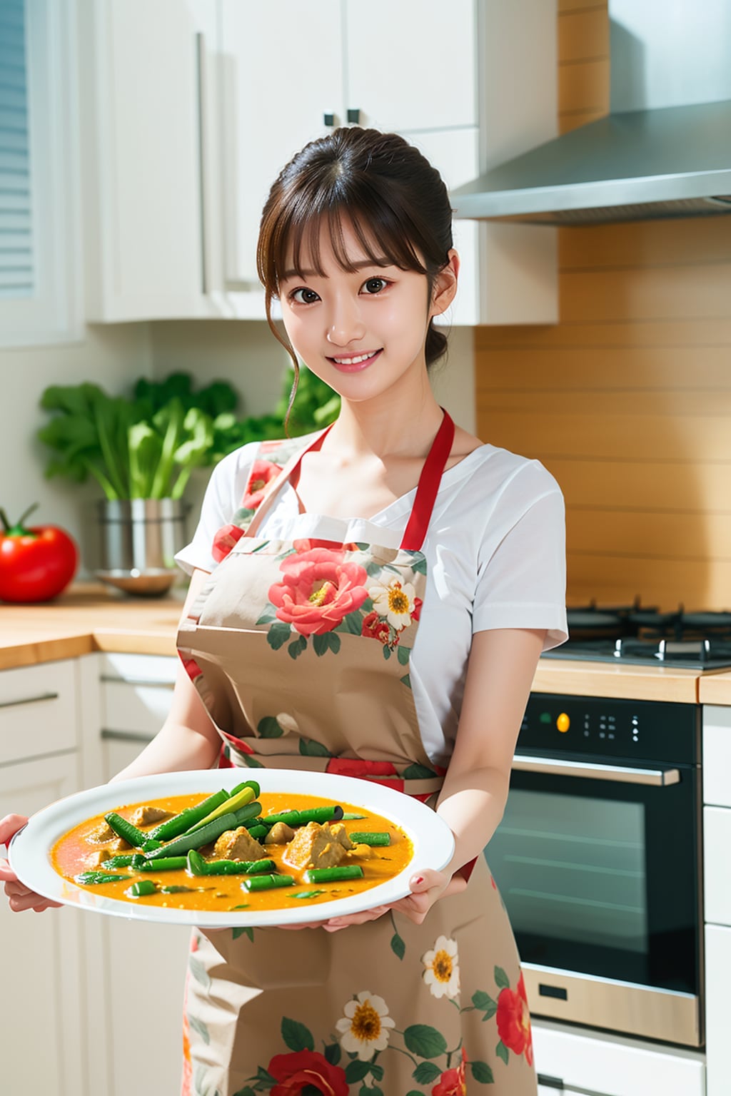 今夜は春野菜カレー