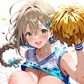 輝く汗！輝く母乳！母乳チアリーディング部！ 2枚目