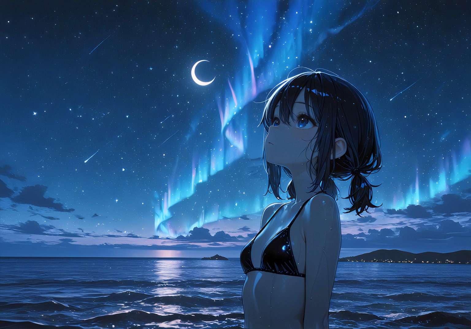 月と海と蒼依