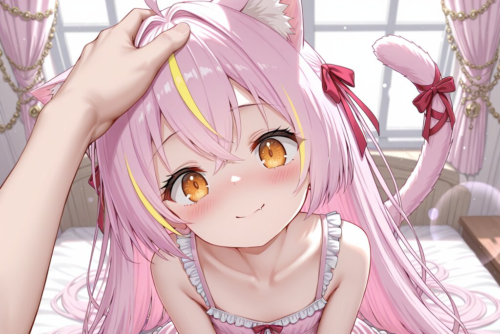 ネコミミナデナデ