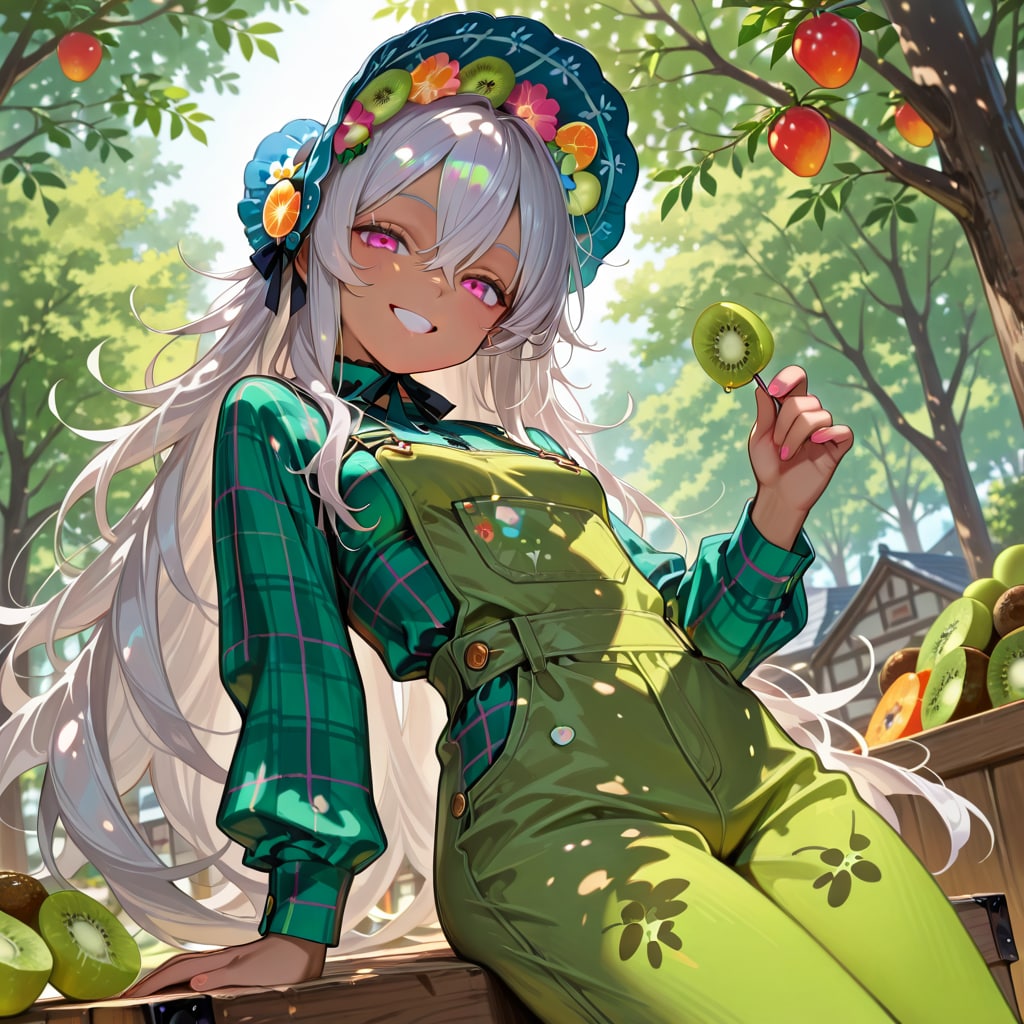 Bonnet×キウイ装飾 | の人気AIイラスト・グラビア