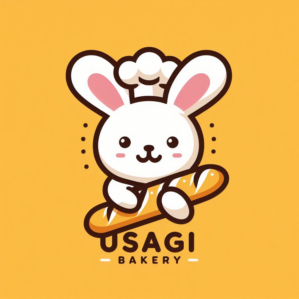 うさ耳ベーカリーのロゴ