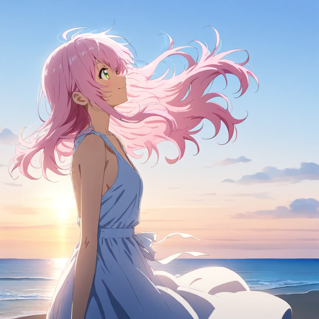 海と少女 | の人気AIイラスト・グラビア