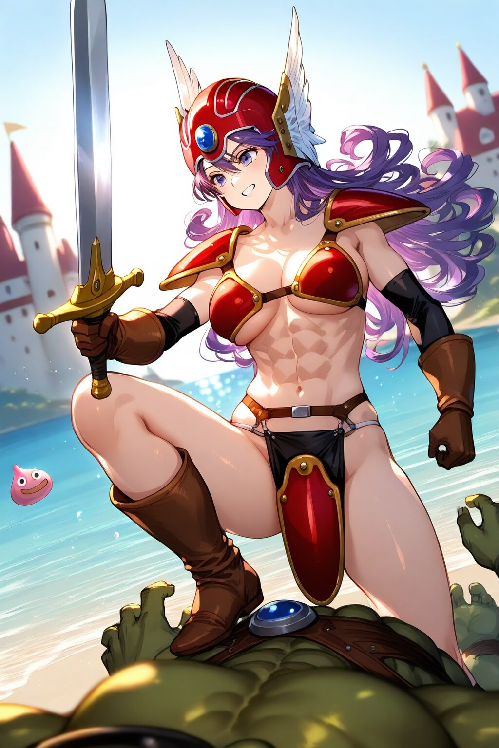 魔物に勝利の女戦士(DQⅢ)👙