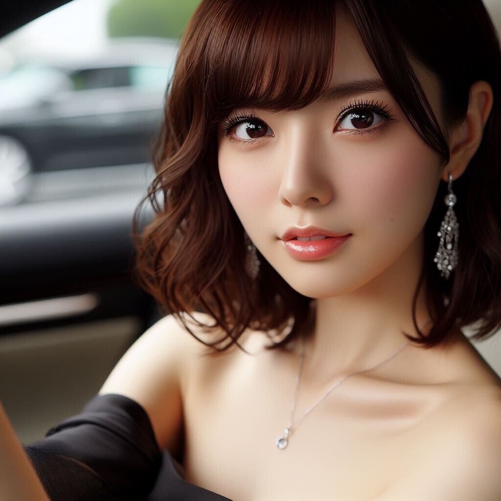 職質を受けたので素直に免許を差し出す女子