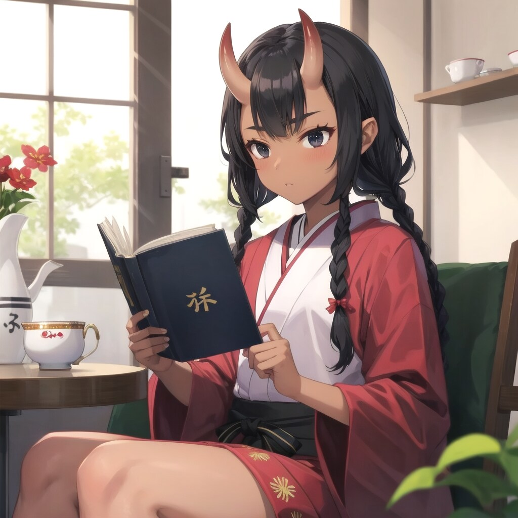 意外な一面を見せる鬼(節分)