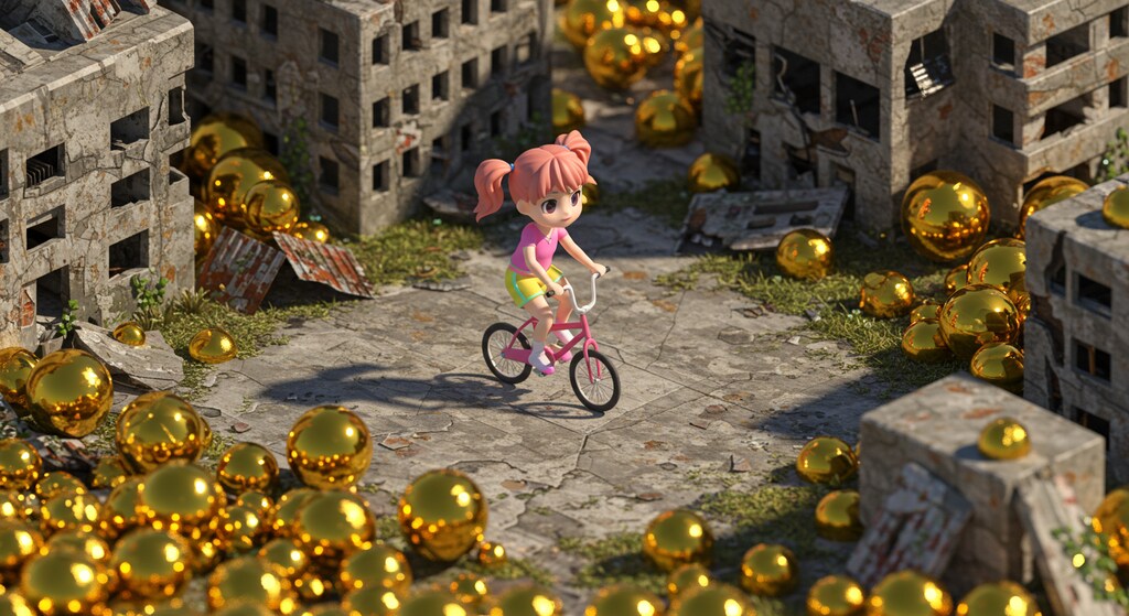 箱庭キンタマ サイクリング_ImageFX