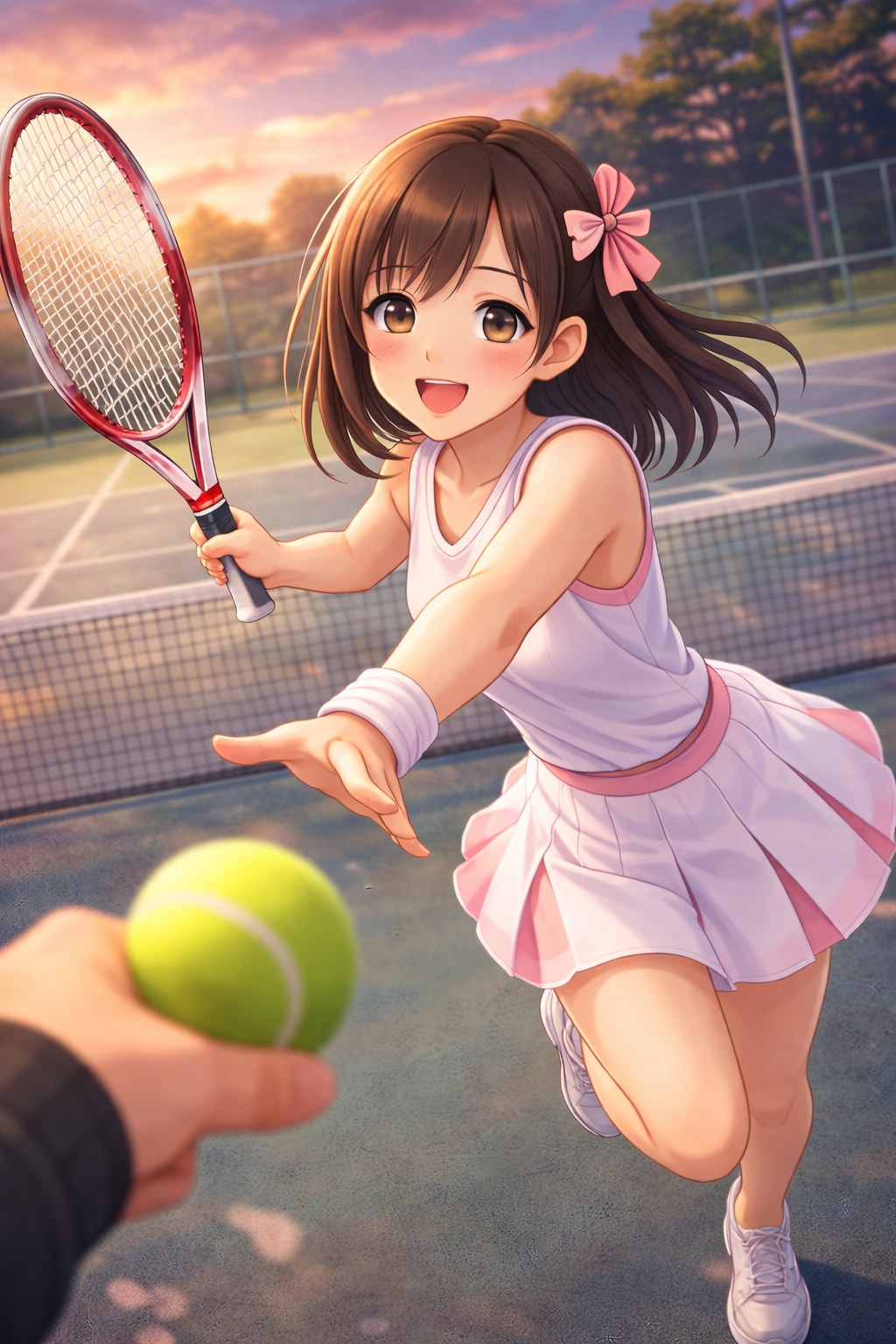 放課後、君とラリーする時間。 〜彼女とテニスデート POV〜