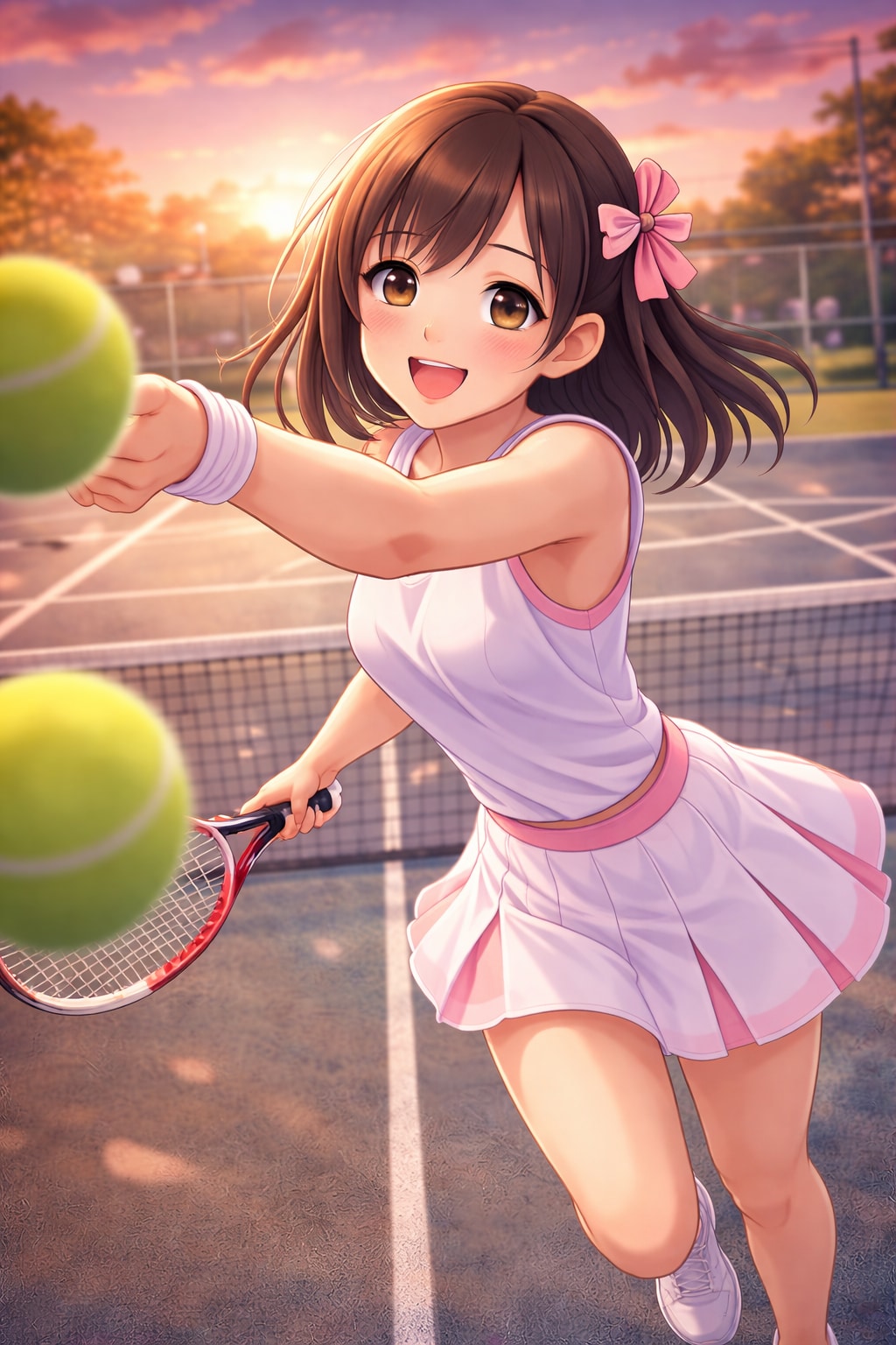 放課後、君とラリーする時間。 〜彼女とテニスデート POV〜