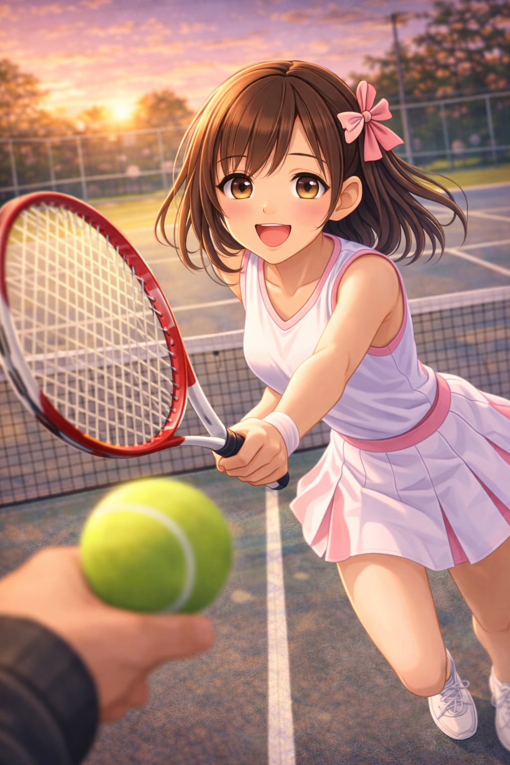 放課後、君とラリーする時間。 〜彼女とテニスデート POV〜