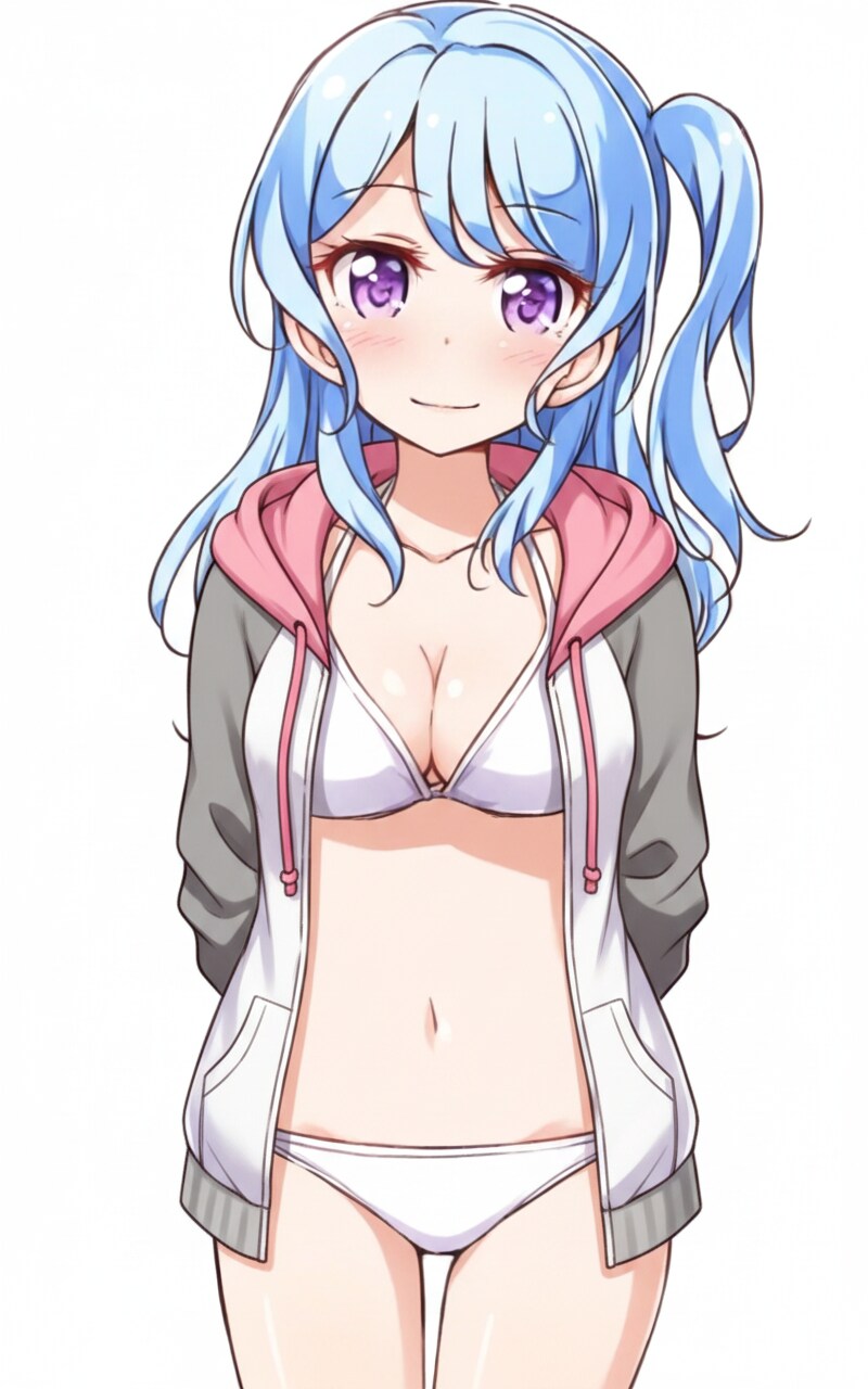 松原花音 ビキニパーカー