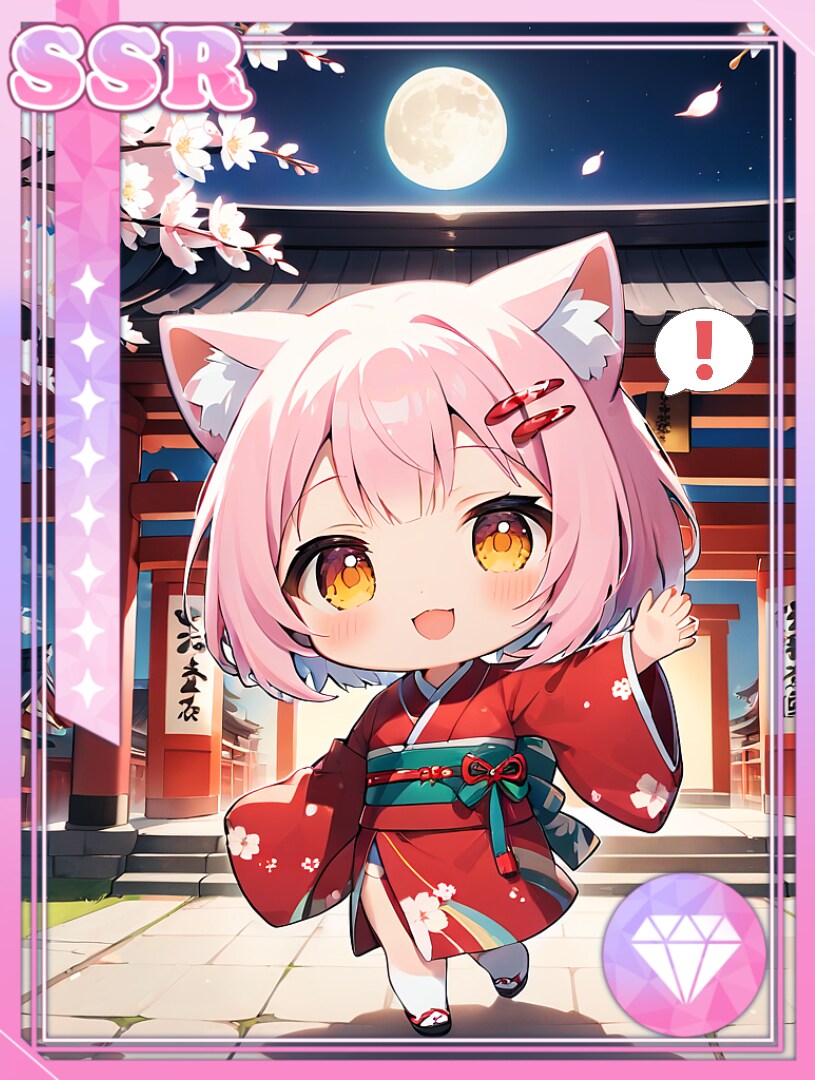 SSRカード化した子猫ちゃん
