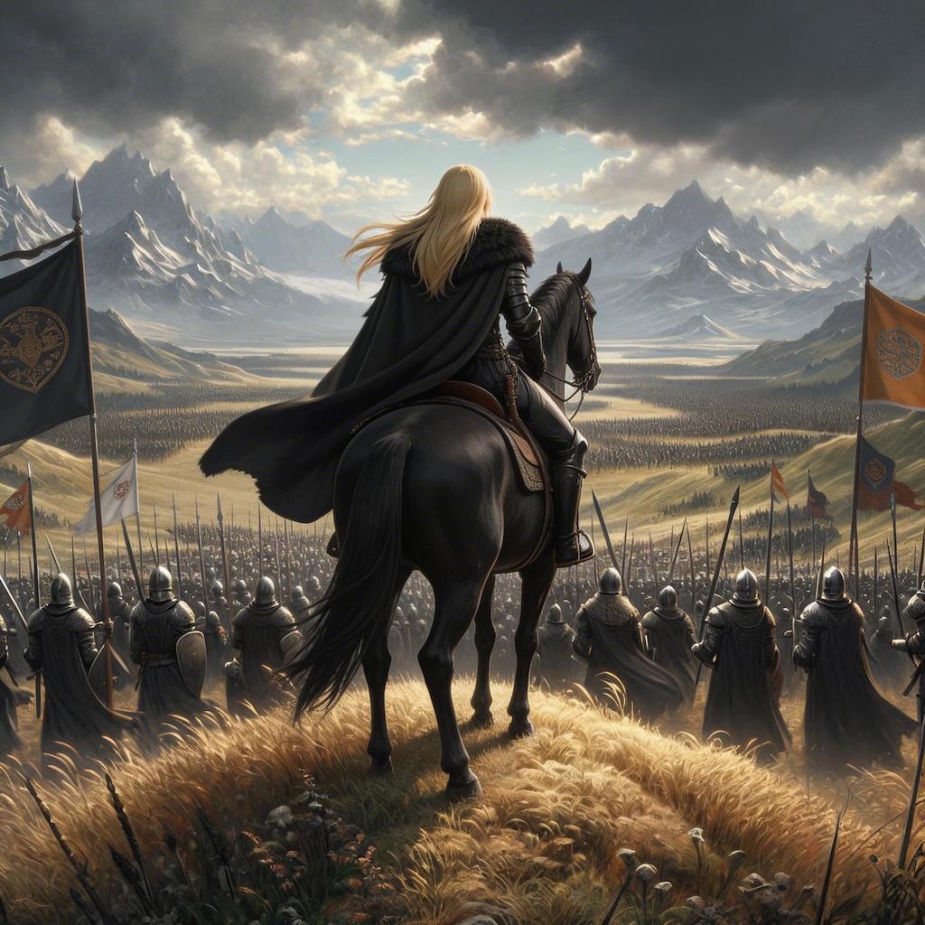 ブロンドの女騎士さん959