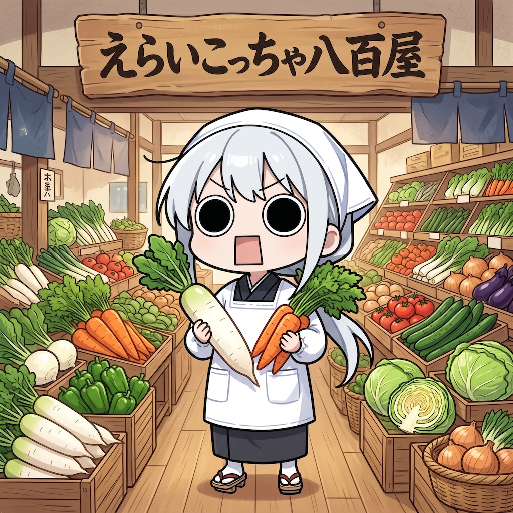八百屋えらいこっちゃ嬢