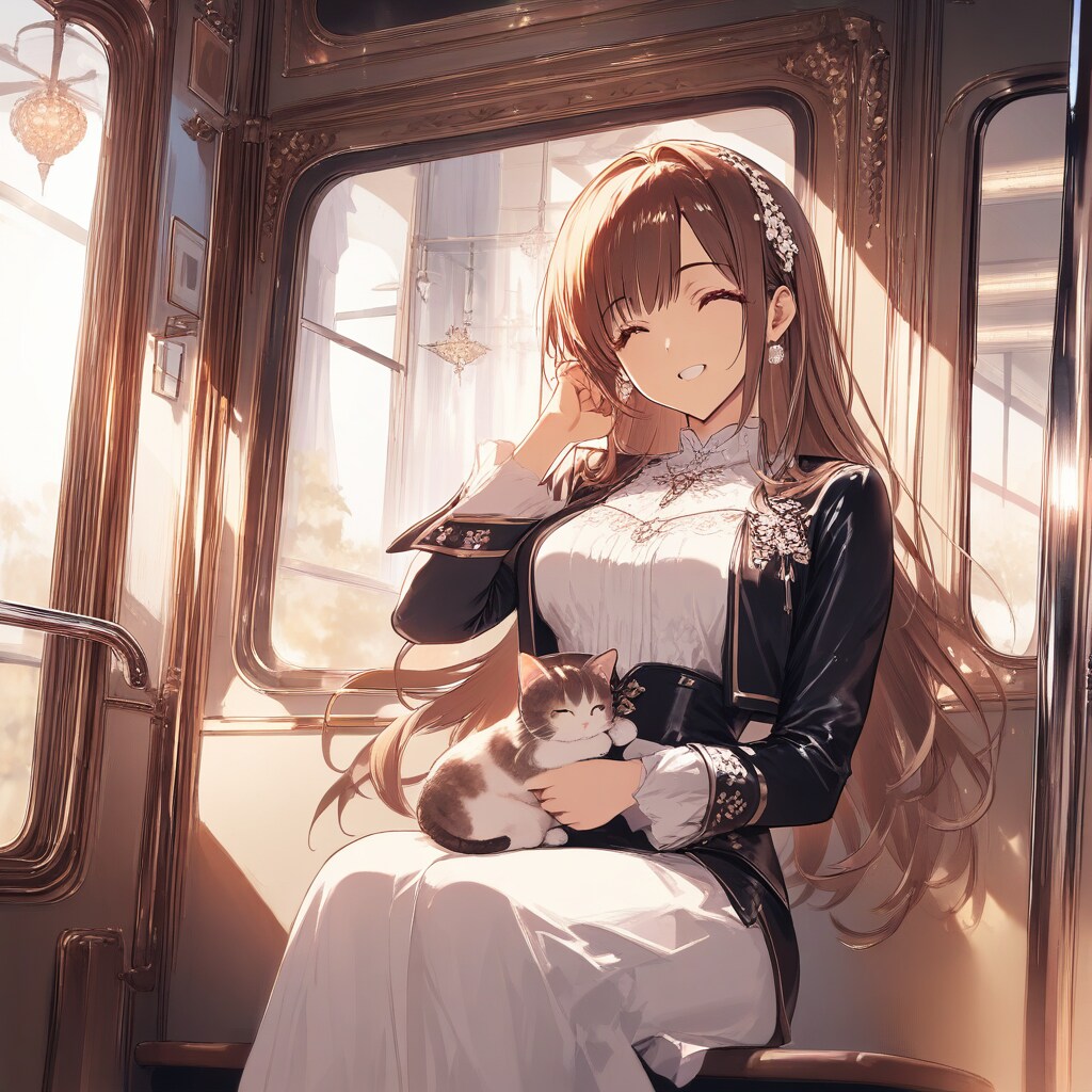 1人と一匹の電車旅