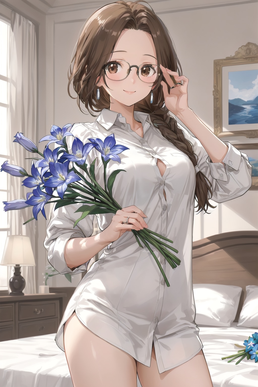 ４万いいねありがとうございます～オトメギキョウを添えて～