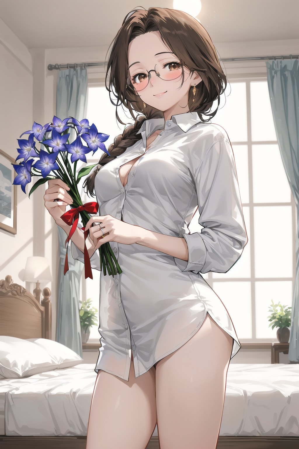 ４万いいねありがとうございます～オトメギキョウを添えて～