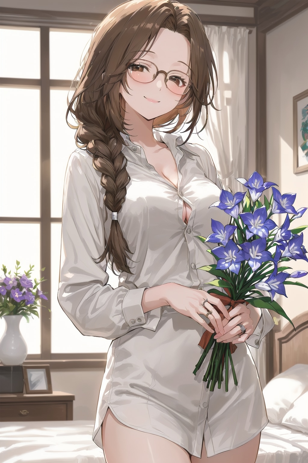 ４万いいねありがとうございます～オトメギキョウを添えて～