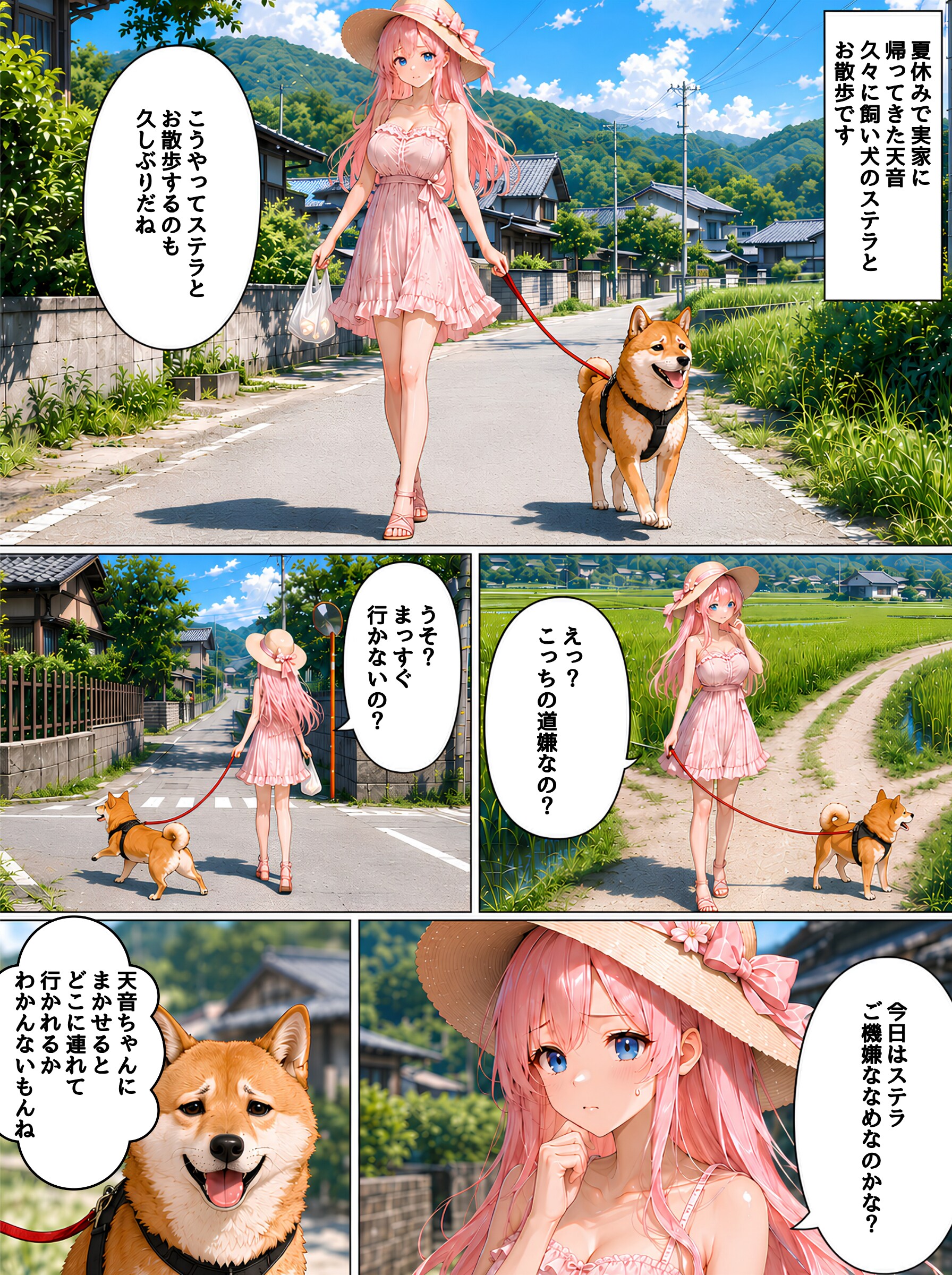 どちらが飼い主？ | の人気AIイラスト・グラビア