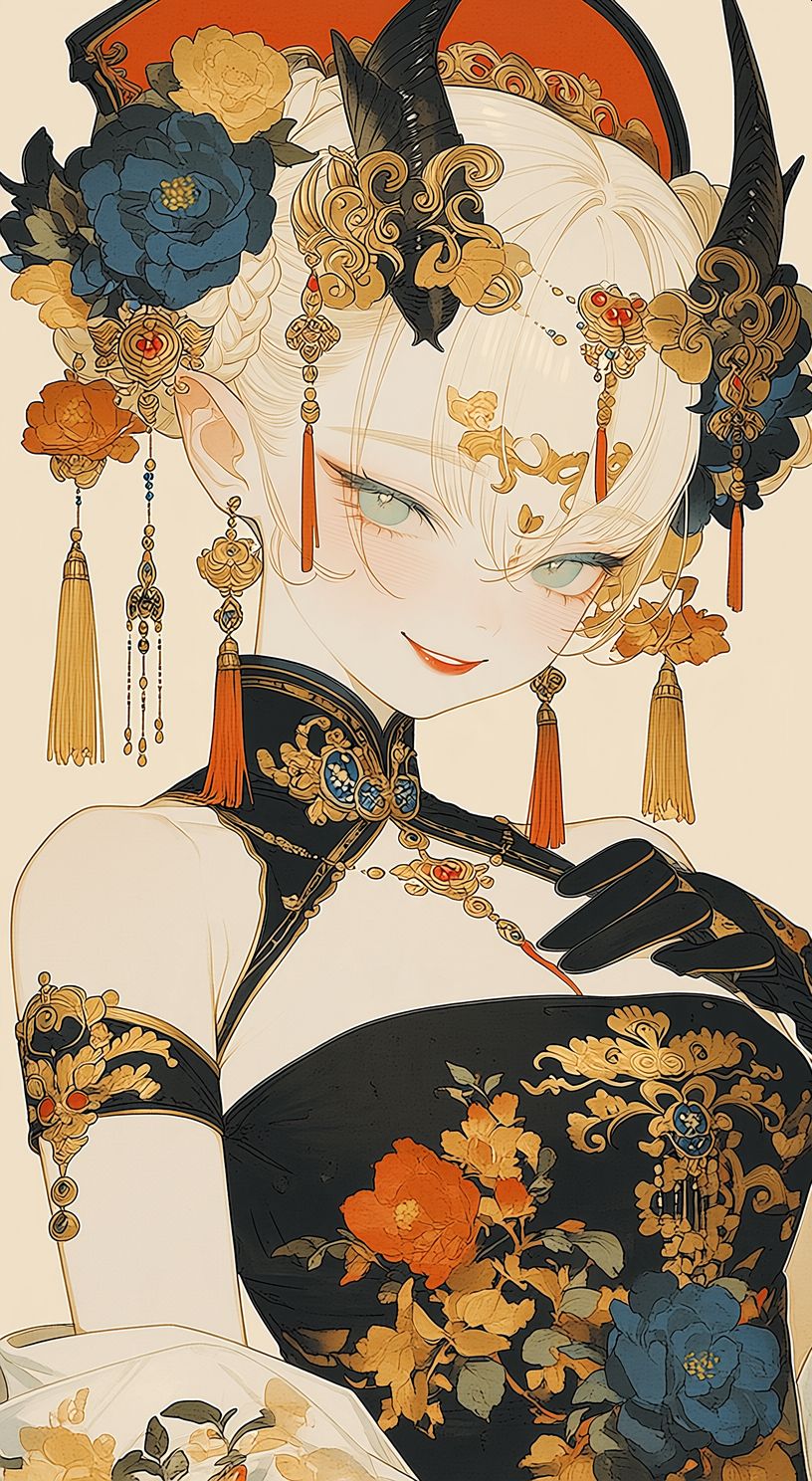 nijiのチャイナドレス | の人気AIイラスト・グラビア
