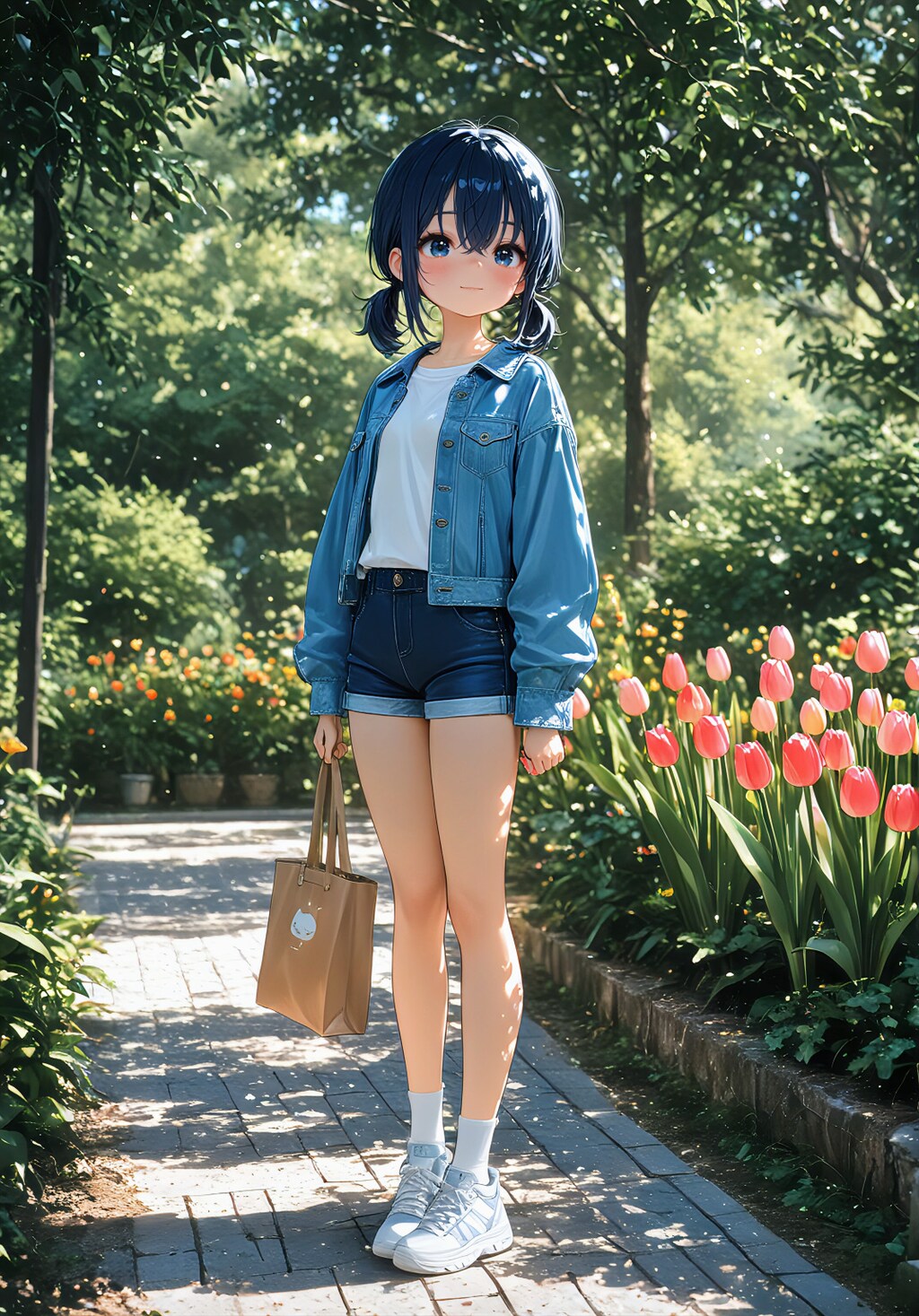 木漏れ日の中の、小さな帰り道