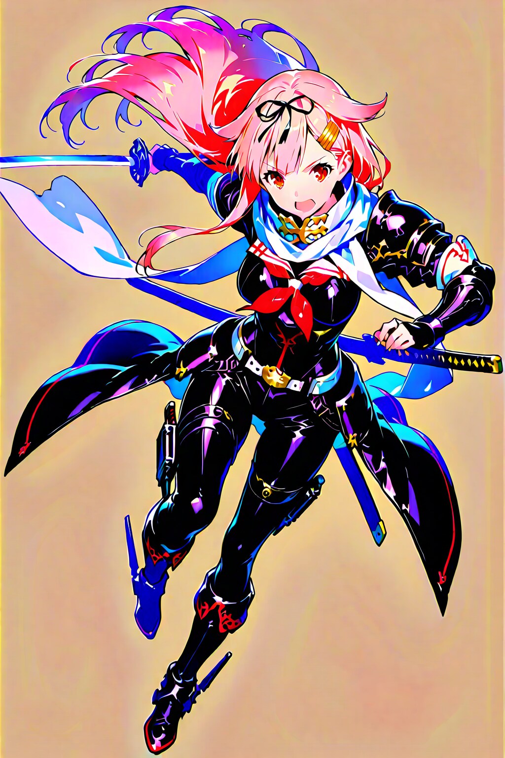 サイバー風サムライガール夕立