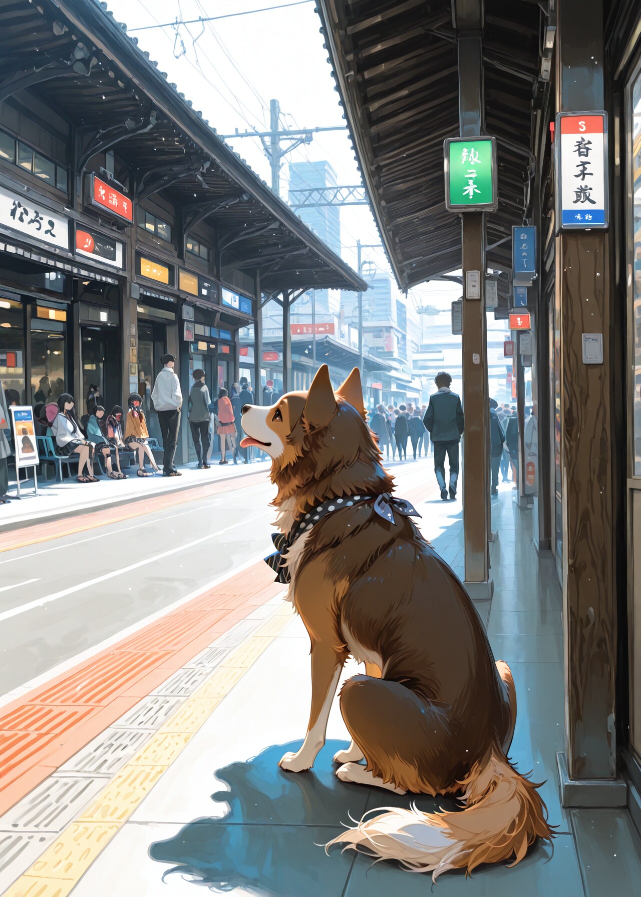 [今日は何の日 4/8] 忠犬ハチ公の日 | の人気AIイラスト・グラビア