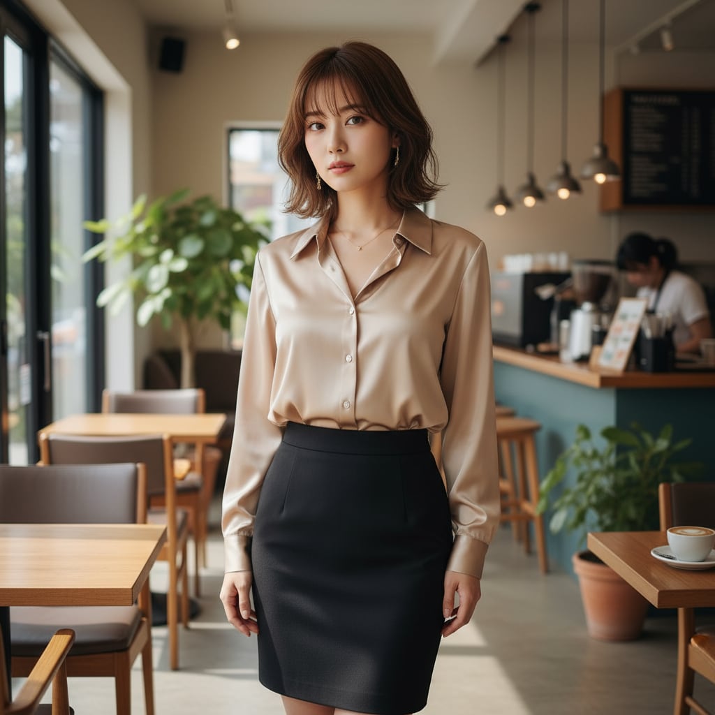 カフェで | の人気AIイラスト・グラビア