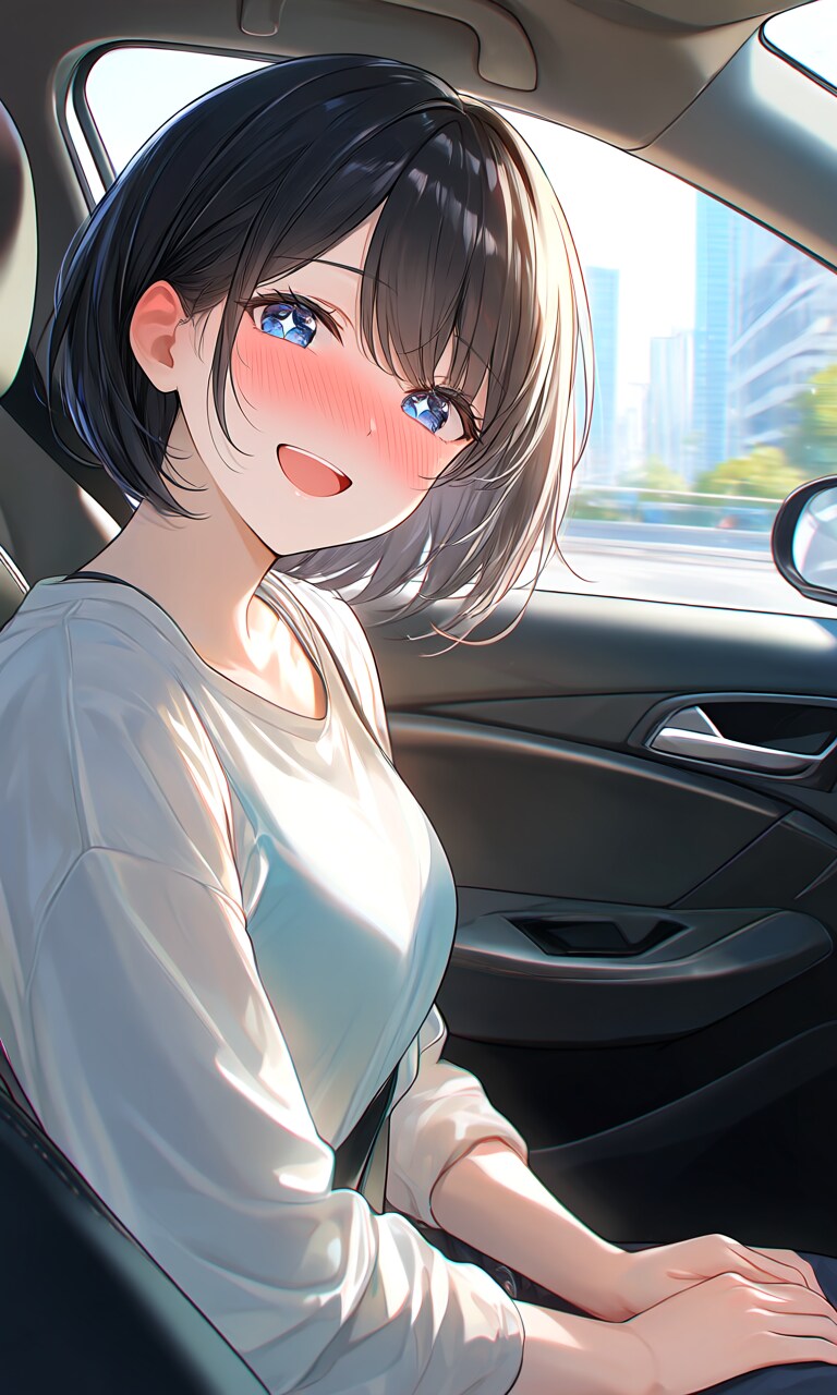 志保ちゃんとデート（健全） | の人気AIイラスト・グラビア