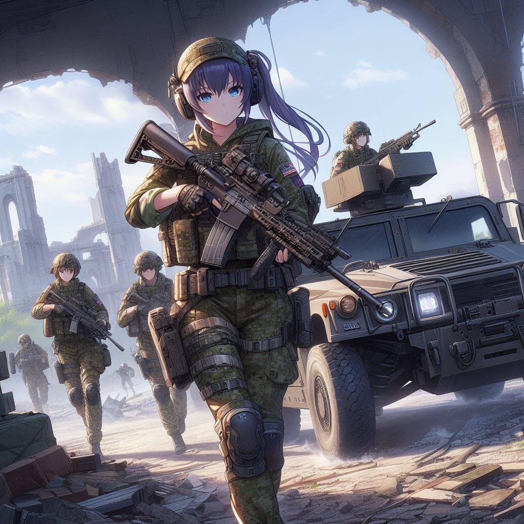 【習作】武装少女005　ー分隊編ー
