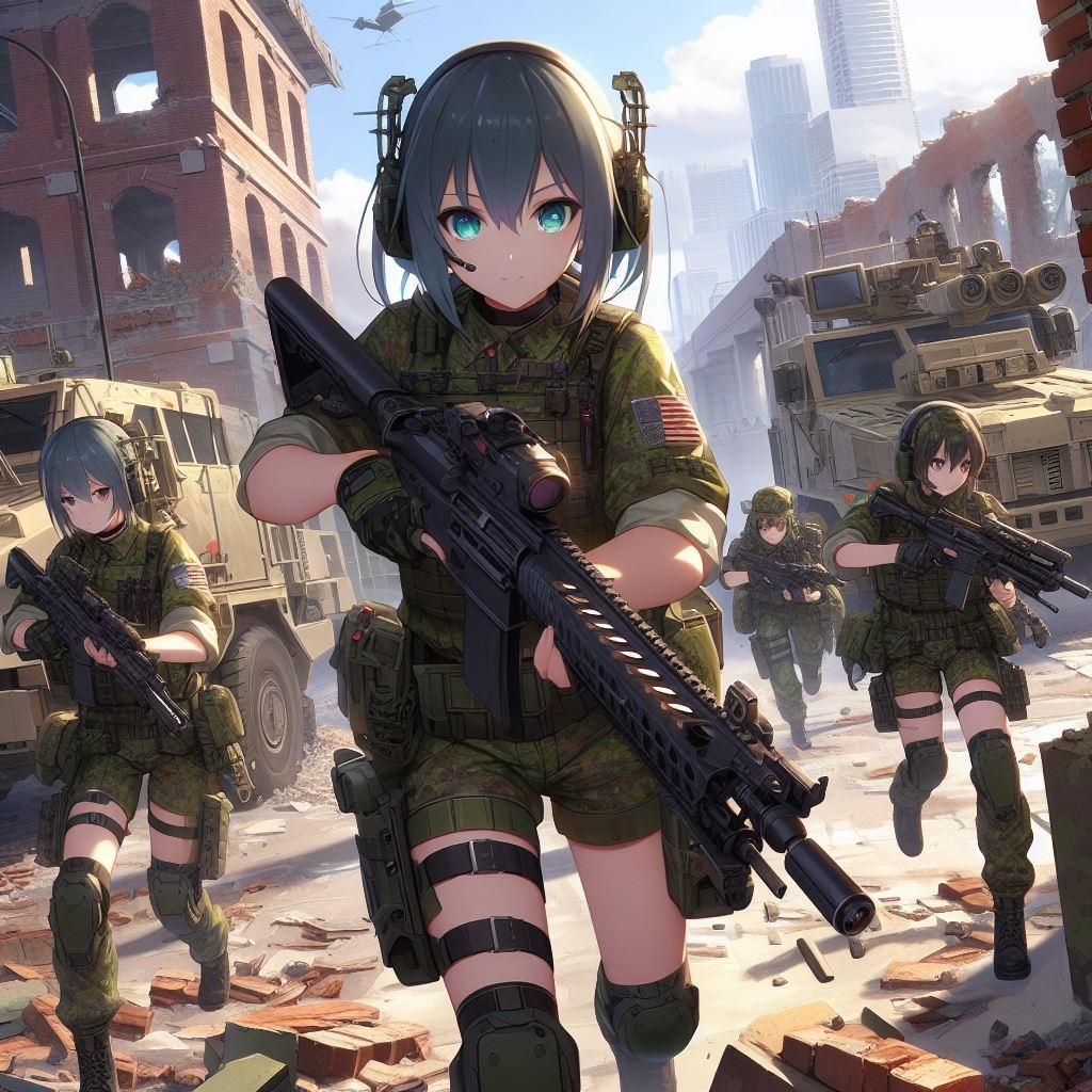 【習作】武装少女005　ー分隊編ー