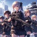 【習作】武装少女005　ー分隊編ー 10枚目