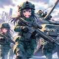 【習作】武装少女005　ー分隊編ー 11枚目