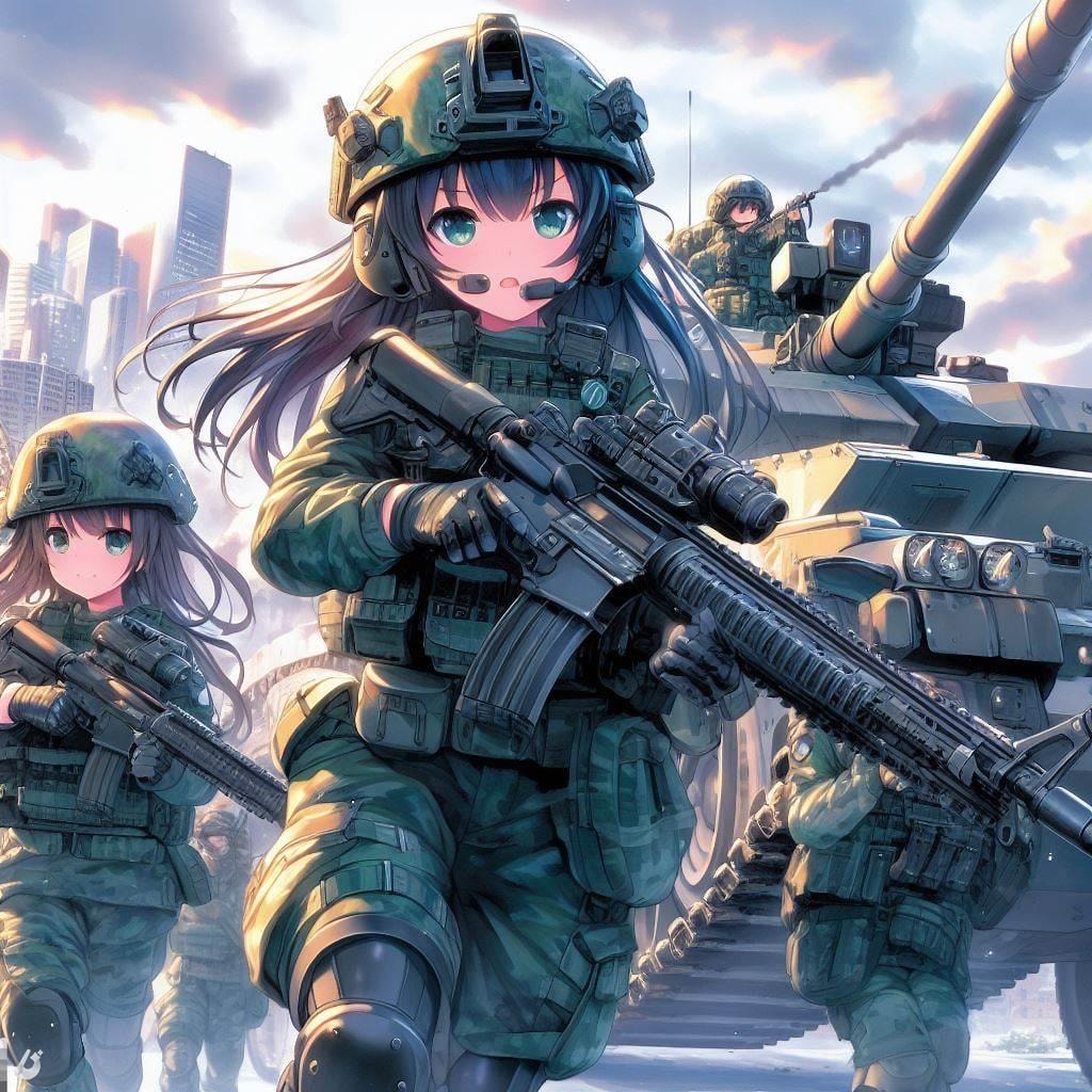 【習作】武装少女005　ー分隊編ー