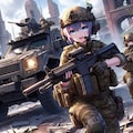 【習作】武装少女005　ー分隊編ー 7枚目