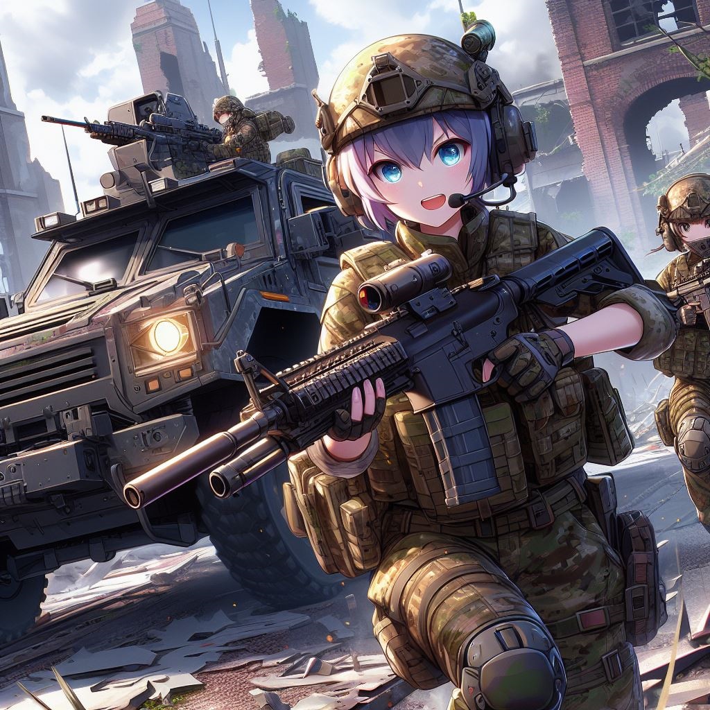 【習作】武装少女005　ー分隊編ー