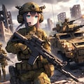 【習作】武装少女005　ー分隊編ー 4枚目